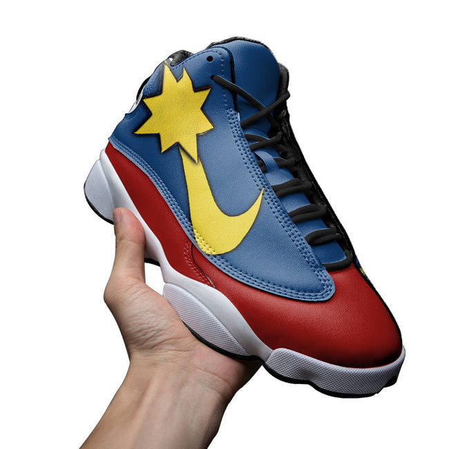 Captain Marvel JD13 Sneakers Super Heroes Custom Shoes 3 - PerfectIvy