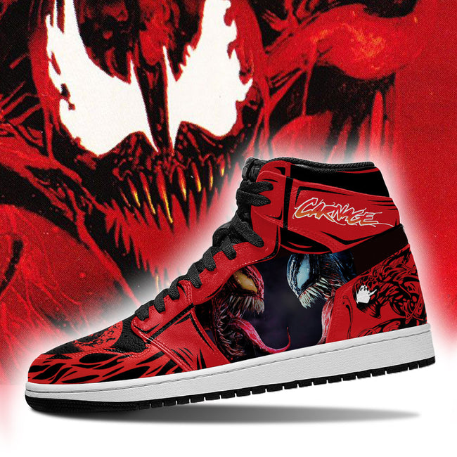 Carnage Symbiote vs Venom JD Sneakers Custom Shoes 1 - PerfectIvy