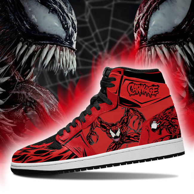 Carnage Venom JD Sneakers Custom Shoes 1 - PerfectIvy
