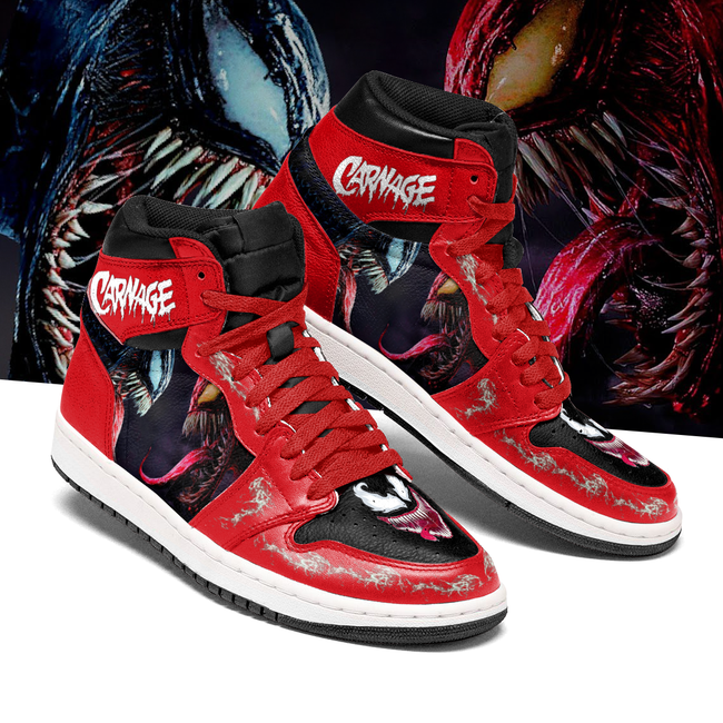 Carnage Venom Movie JD Sneakers Custom Shoes 2 - PerfectIvy