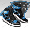 Carolina Panthers Black Blue Shoes Custom 1 - PerfectIvy