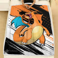 Charizard Blanket Fleece Custom Pokemon Anime Bedding 1 - PerfectIvy