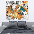 Charizard Tapestry Custom Pokemon Manga Anime Room Decor 4 - PerfectIvy