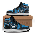 Charlotte FC Kid JD Sneakers Custom Shoes For Kids 1 - PerfectIvy
