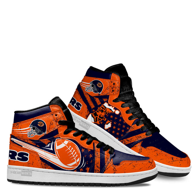 Chicago Bears Football Team Shoes Custom For Fans Sneakers TT13 3 - PerfectIvy
