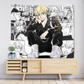 Chifuyu Matsuno Tapestry Custom Tokyo Revengers Manga Anime Room Decor 2 - PerfectIvy