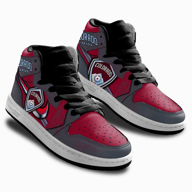 Colorado Rapids Kid JD Sneakers Custom Shoes For Kids 2 - PerfectIvy