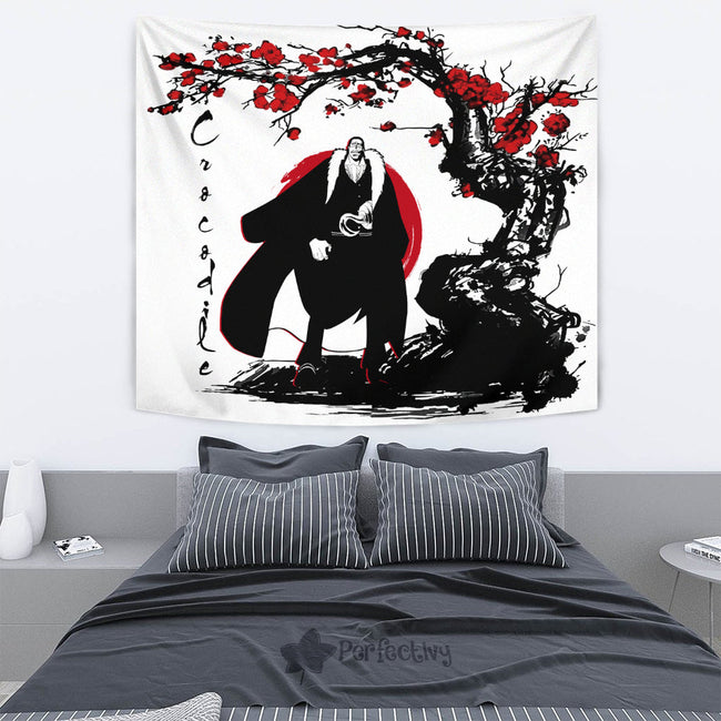 Crocodile Tapestry Custom One Piece Anime Bedroom Living Room Home Decoration 2 - PerfectIvy