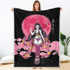 Daki Blanket Custom Moon Style Demon Slayer Anime Bedding 1 - PerfectIvy