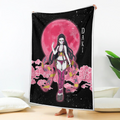 Daki Blanket Custom Moon Style Demon Slayer Anime Bedding 2 - PerfectIvy