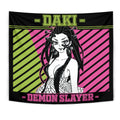Daki Tapestry Custom Demon Slayer Anime Home Wall Decor For Bedroom Living Room 1 - PerfectIvy