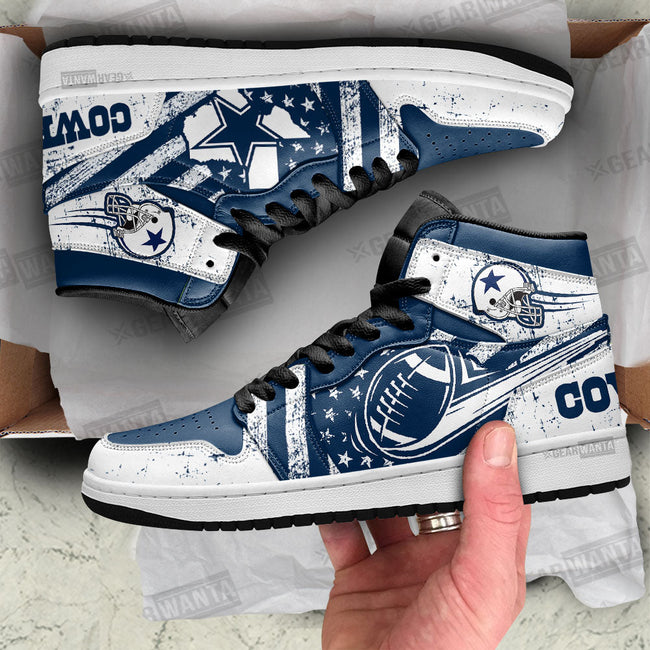 Dallas Cowboys Football Team Shoes Custom For Fans Sneakers TT13 2 - PerfectIvy