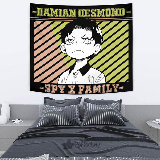 Damian Desmond Tapestry Custom Spy x Family Anime Room Wall Decor 2 - PerfectIvy