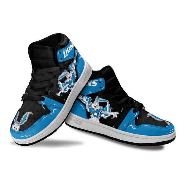 Detroit Lions Kid Sneakers Custom For Kids 3 - PerfectIvy