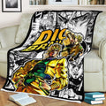 Dio Brando Blanket Fleece Custom JJBA Anime Bedding 2 - PerfectIvy