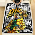 Dio Brando Blanket Fleece Custom JJBA Anime Bedding 3 - PerfectIvy