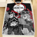 Douma Fleece Blanket Custom Demon Slayer Anime Uniform Mix Manga Style 4 - PerfectIvy