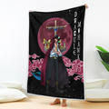 Dracule Mihawk Blanket Moon Style Custom One Piece Anime Bedding 2 - PerfectIvy