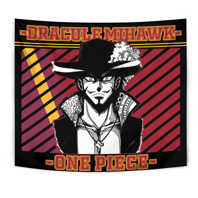 Dracule Mihawk Tapestry Custom One Piece Anime Bedroom Living Room Home Decoration 1 - PerfectIvy