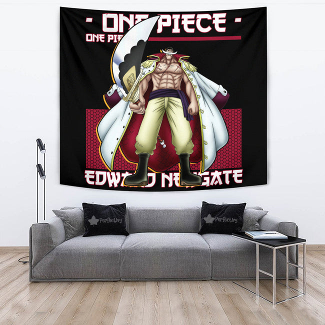 Edward Newgate Whitebeard Tapestry Custom One Piece Anime Room Decor 3 - PerfectIvy