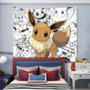 Eevee Tapestry Custom Pokemon Manga Anime Room Decor 1 - PerfectIvy