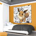 Eevee Tapestry Custom Pokemon Manga Anime Room Decor 3 - PerfectIvy