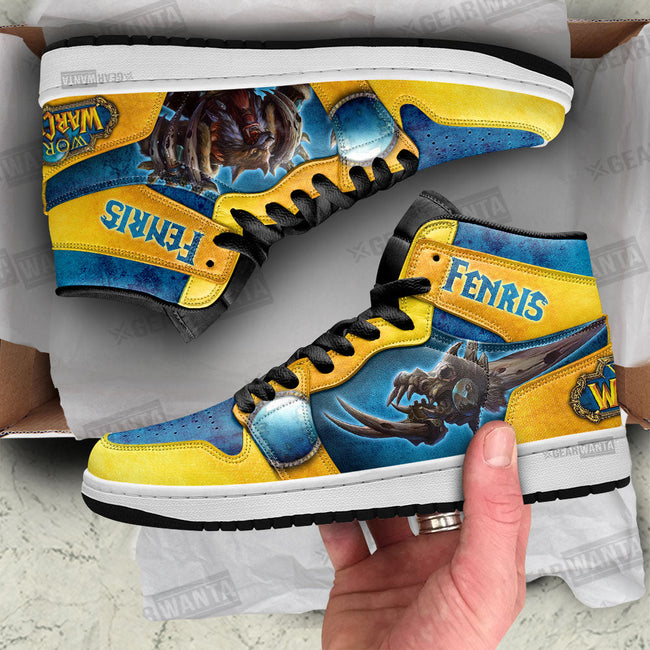 Fenris World of Warcraft JD Sneakers Shoes Custom For Fans 2 - PerfectIvy