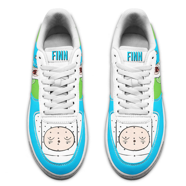 Finn The Human Sneakers Custom Adventure Time Shoes 3 - PerfectIvy