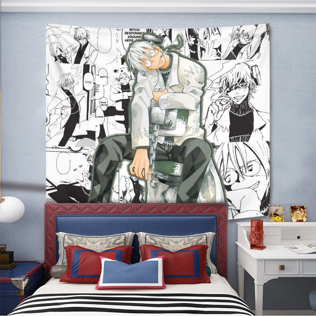 Franken Stein Tapestry Custom Soul Eater Manga Anime Room Decor 3 - PerfectIvy