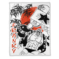 Franky Blanket Custom One Piece Manga Anime Bedding 3 - PerfectIvy