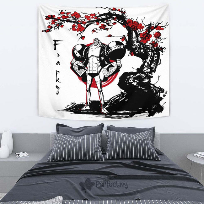 Franky Tapestry Custom One Piece Anime Bedroom Living Room Home Decoration 2 - PerfectIvy