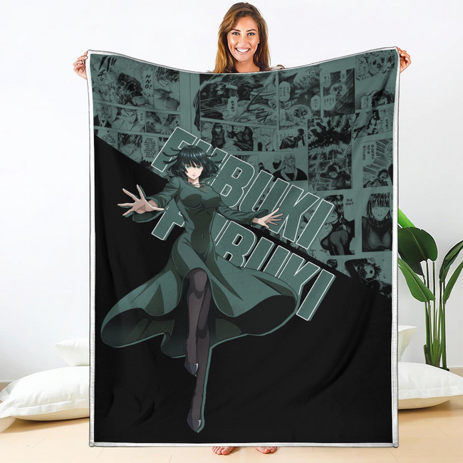 Fubuki Blanket Custom One Punch Man Anime Bedding 1 - PerfectIvy