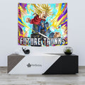 Future Trunks Tapestry Custom Dragon Ball Anime Home Decor 3 - PerfectIvy