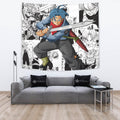 Future Trunks Tapestry Custom Dragon Ball Anime Manga Room Decor 2 - PerfectIvy