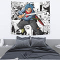 Future Trunks Tapestry Custom Dragon Ball Anime Manga Room Decor 4 - PerfectIvy
