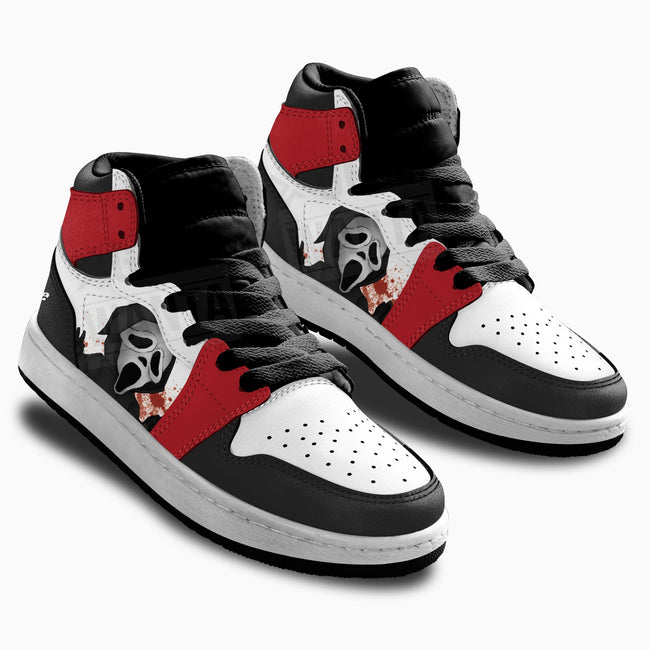 Ghostface Scream Kid Sneakers Custom For Kids 2 - PerfectIvy
