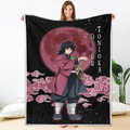 Giyuu Tomioka Blanket Custom Moon Style Demon Slayer Anime Bedding 1 - PerfectIvy