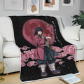 Giyuu Tomioka Blanket Custom Moon Style Demon Slayer Anime Bedding 3 - PerfectIvy