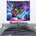Giyuu Tomioka Tapestry Custom Galaxy Demon Slayer Anime Room Decor 4 - PerfectIvy