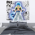 Gogeta Tapestry Custom Dragon Ball Anime Manga Room Decor 4 - PerfectIvy