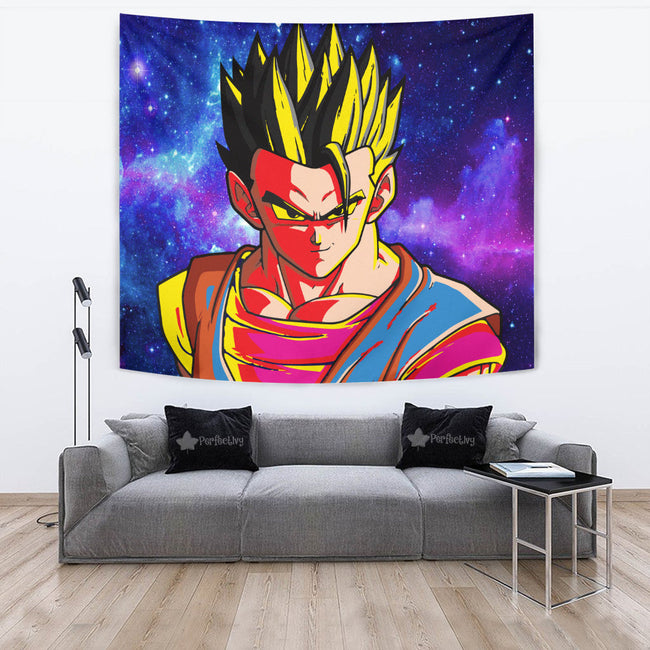Gohan Tapestry Custom Dragon Ball Anime Room Decor 4 - PerfectIvy