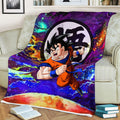Goku Fleece Blanket Custom Dragon Ball Anime Galaxy Style 3 - PerfectIvy