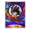 Goku Kid Fleece Blanket Custom Dragon Ball Anime Galaxy Style 1 - PerfectIvy