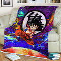 Goku Kid Fleece Blanket Custom Dragon Ball Anime Galaxy Style 3 - PerfectIvy