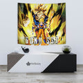 Goku SSJ Tapestry Custom Dragon Ball Anime Home Decor 3 - PerfectIvy