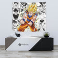 Goku SSJ Tapestry Custom Dragon Ball Anime Manga Room Decor 3 - PerfectIvy