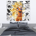 Goku SSJ3 Tapestry Custom Dragon Ball Anime Manga Room Decor 4 - PerfectIvy