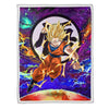 Goku Super Saiyan Fleece Blanket Custom Dragon Ball Anime Galaxy Style 1 - PerfectIvy