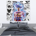 Goku Ultra Instinct Tapestry Custom Dragon Ball Anime Manga Room Decor 4 - PerfectIvy