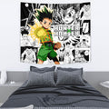 Gon Freecss Tapestry Custom Hunter x Hunter Anime mix Manga Home Room Wall Decor 2 - PerfectIvy